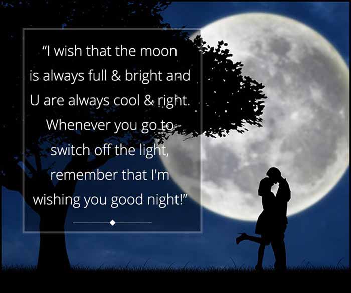 Romantic Good Night Messages For Boyfriend.