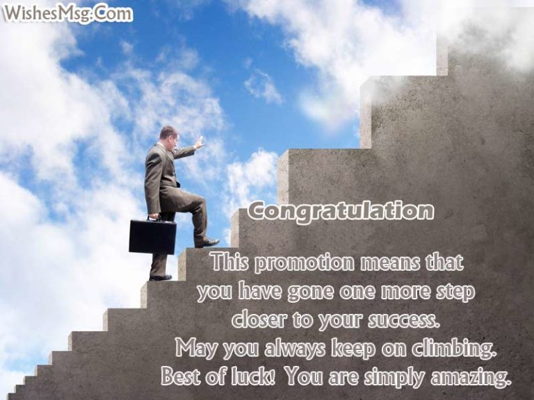 Job Promotion Wishes Congratulation Messages For Promotion Sweet