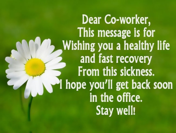 Get Well Soon Messages for Boss and Colleague