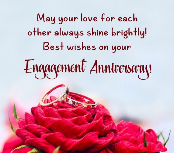 Engagement Anniversary Wishes and Quotes - Sweet Love Messages