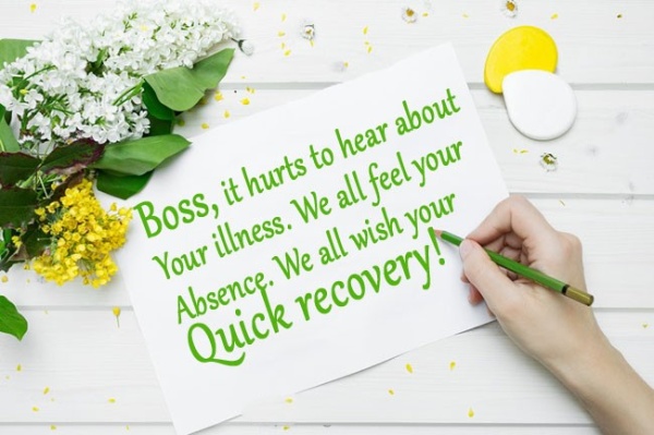 Get Well Soon Messages for Boss and Colleague