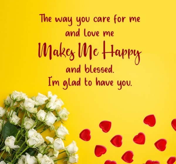Happy Messages You Make Me Happy Quotes Sweet Love Messages