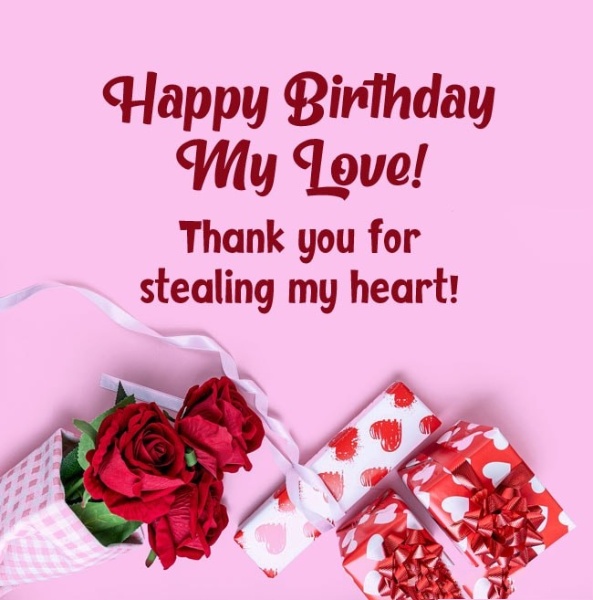 90+ Romantic Birthday Wishes for Love - Sweet Love Messages