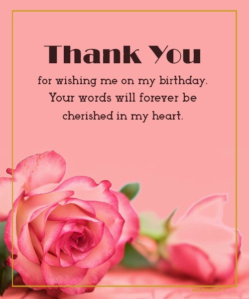100+ Thank You for Birthday Wishes - Sweet Love Messages