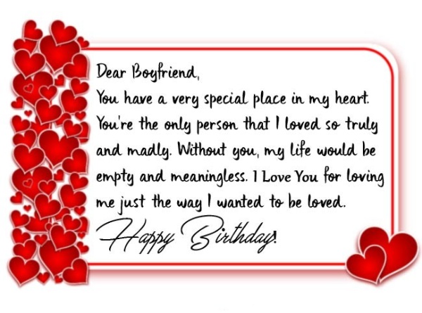 Birthday Wishes for Boyfriend – Happy Birthday Messages for Him - Sweet ...