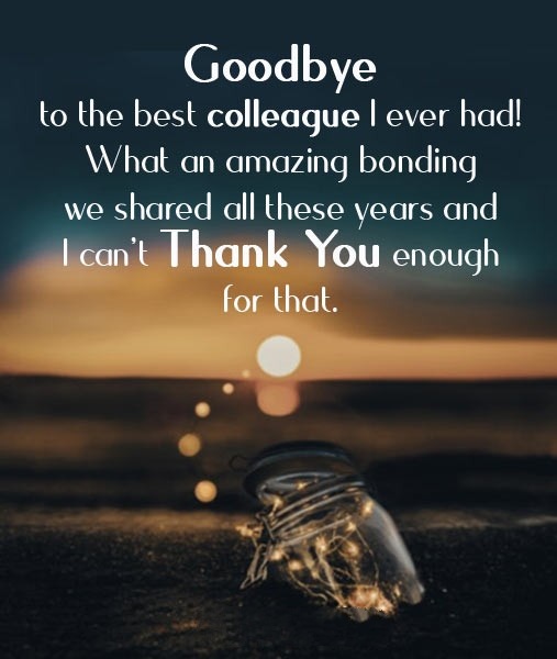 Farewell Messages for Colleague – Goodbye Quotes and Notes - Sweet Love ...