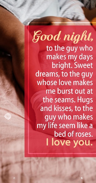 200 Good Night Messages For Him - Sweet Love Messages